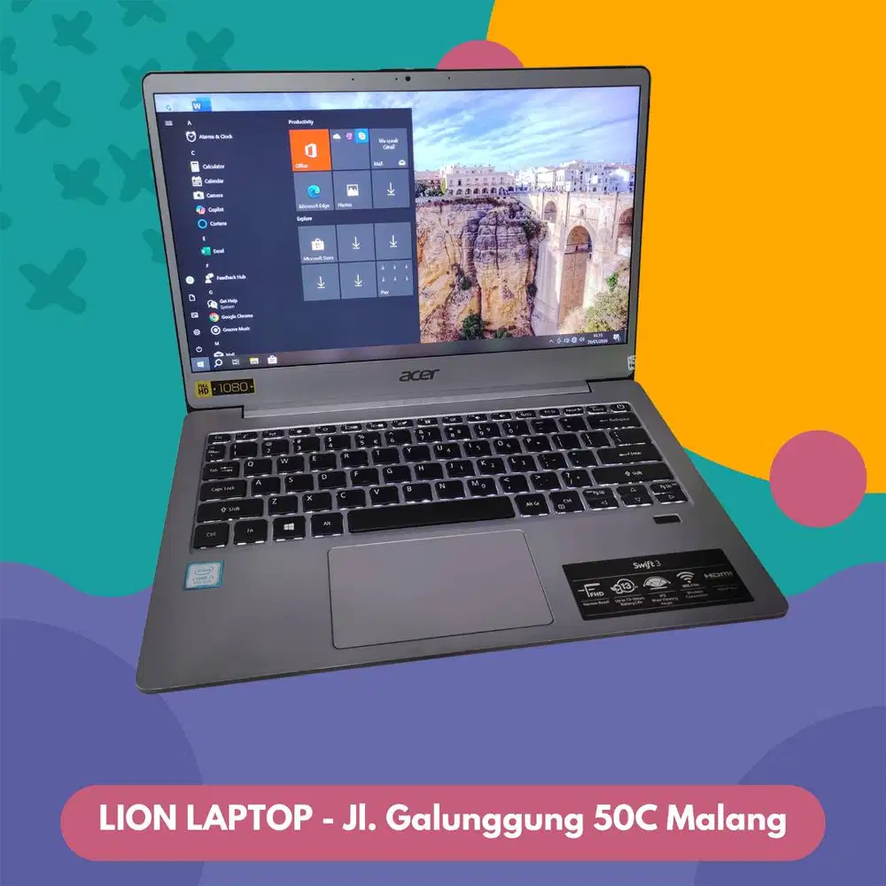 Super Slim Core i5 Gen 8 8/25 Acer Swift 3 SF313-51 [04|03]