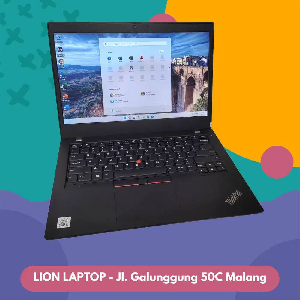 i5 Gen 10 Murah RAM 8GB SSD 256GB Lenovo Thinkpad L14 [04|03]