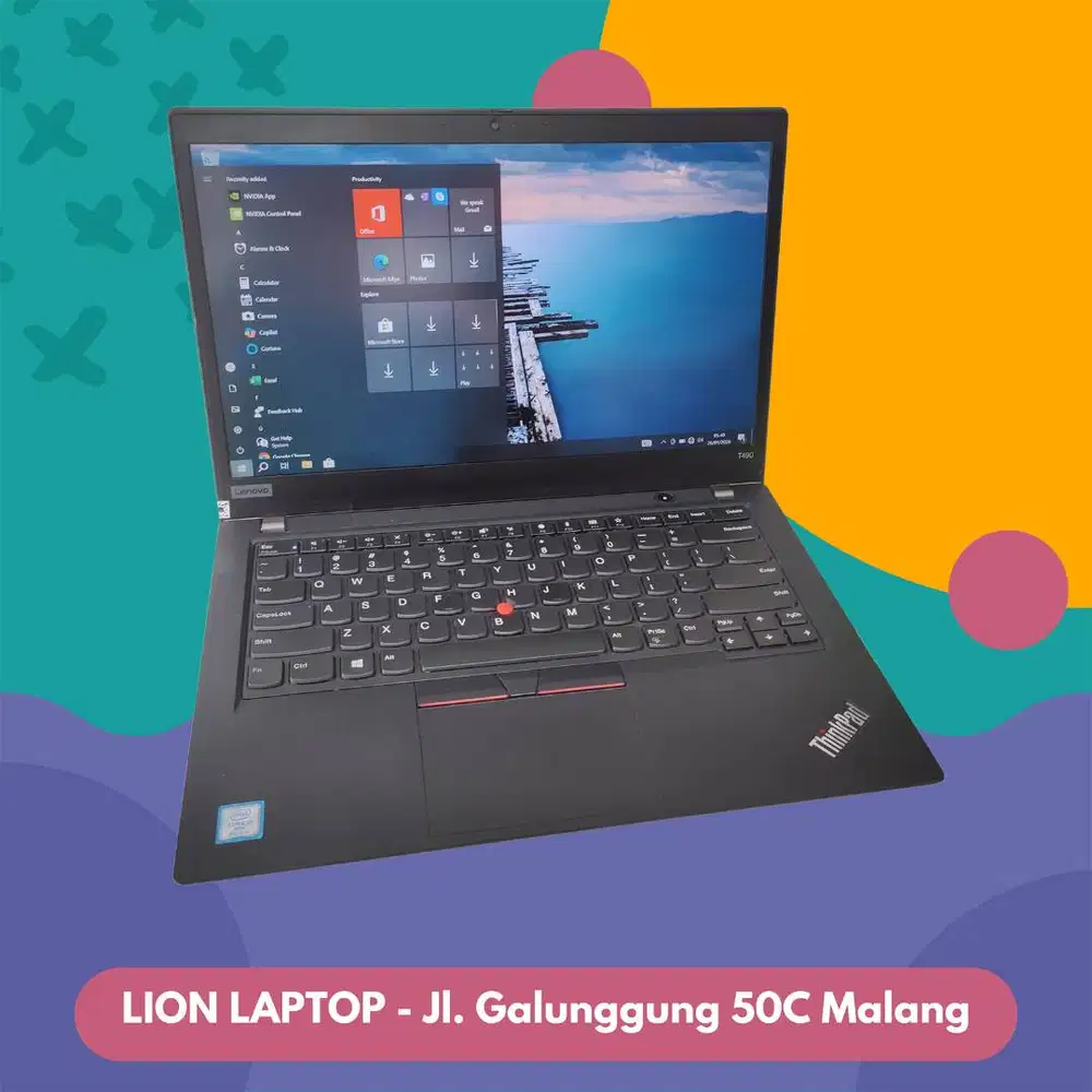 Double VGA NVIDIA Core i5 8/256 Slim Lenovo Thinkpad T490 [04|03]