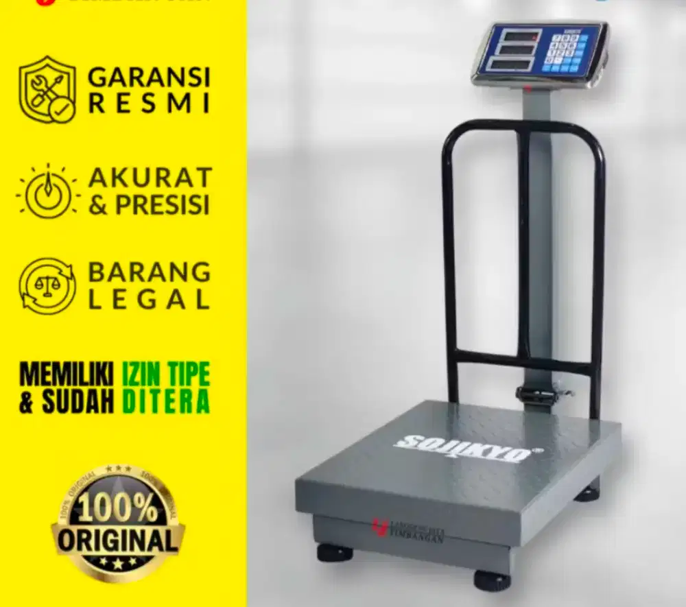 TIMBANGAN DIGITAL 300 kg Murah Legal Kokoh Original Sojikyo