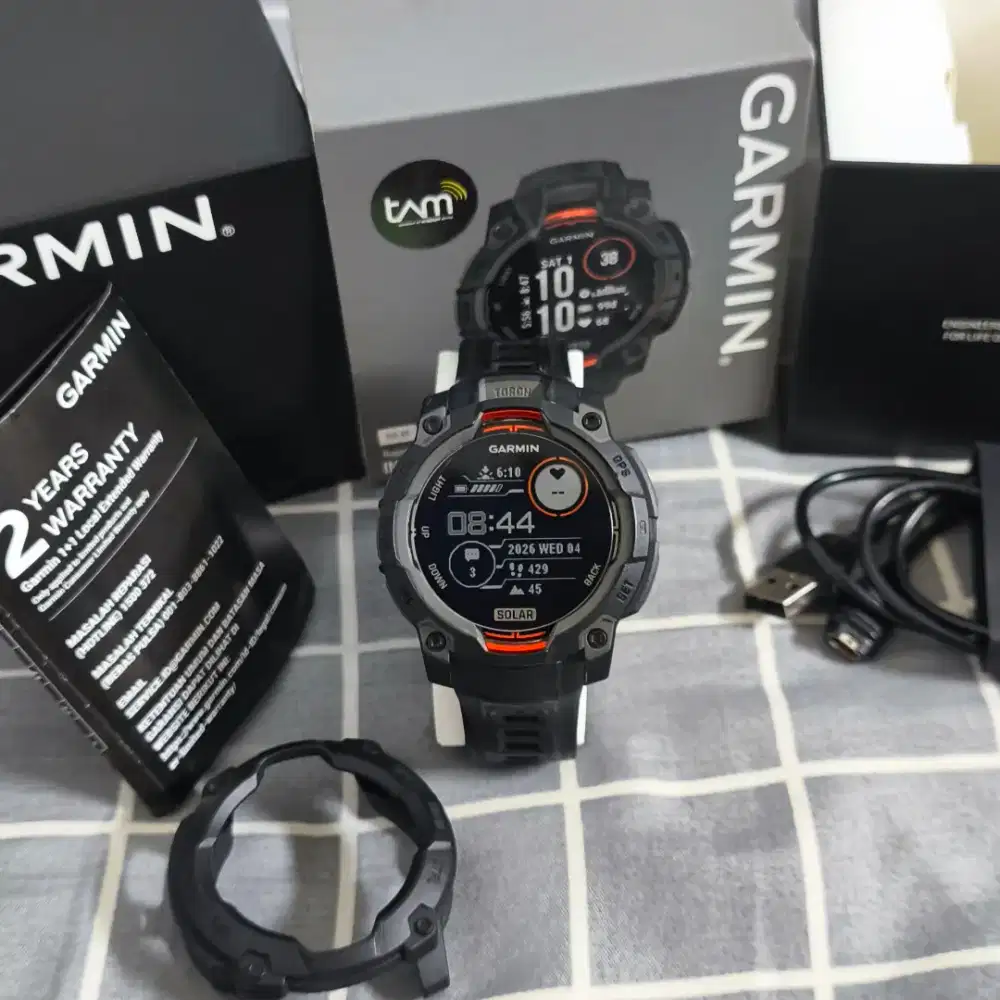 Garmin Instinct 3 Solar 45mm Murah