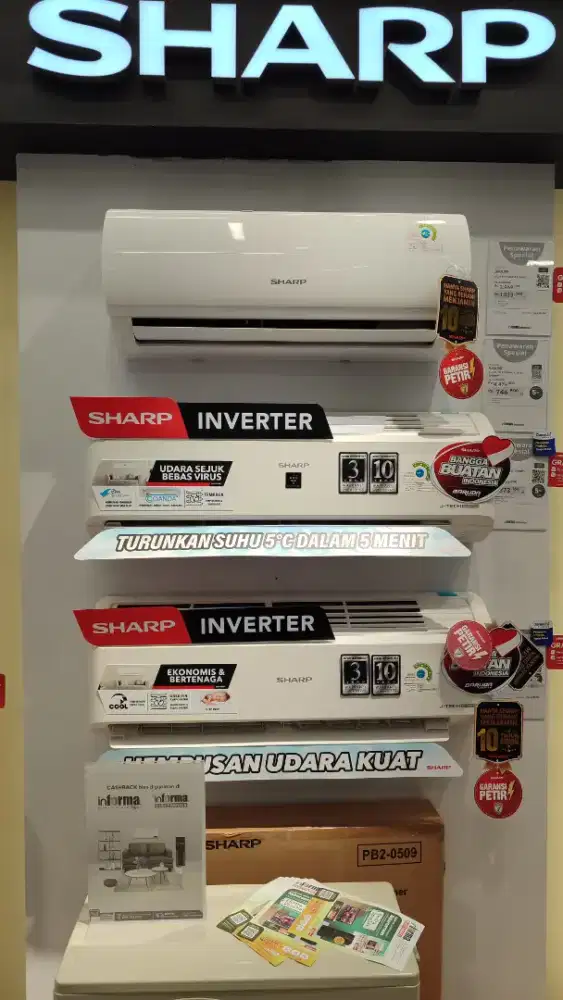 AC STANDART PROMO FREE INSTAL FREE KIRIM PREE KELENGKAPAN