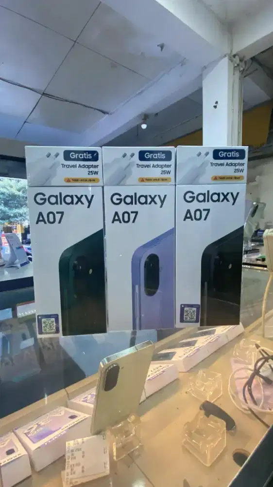 Redy Samsung galaxy A07 4/64 NEW Garansi resmi 1thn
