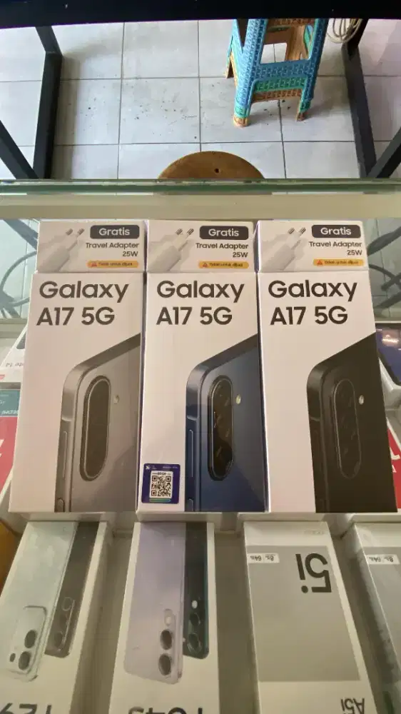 Redy Samsung galaxy A17 5G 8/256 NEW Garansi resmi 1thn