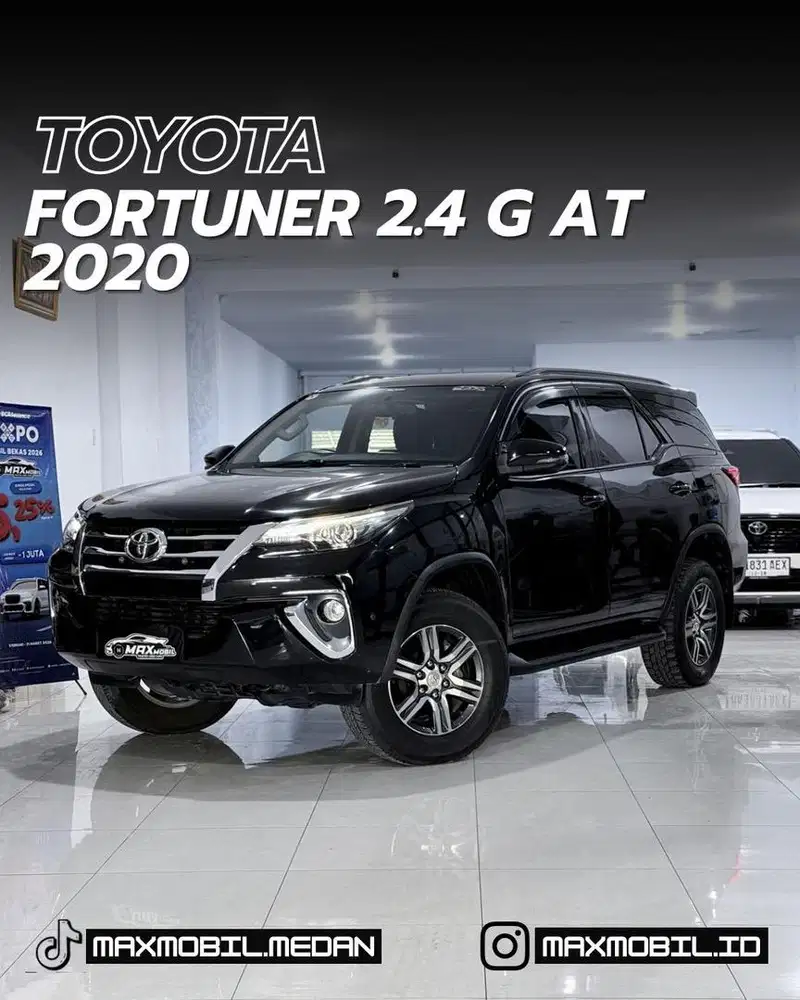 [ODO 53RB‼️] TOYOTA FORTUNER 2.4 G AT 2020 pemakaian 2021