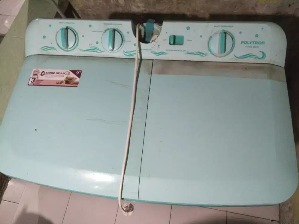 Mesin cuci polytron 9 kg