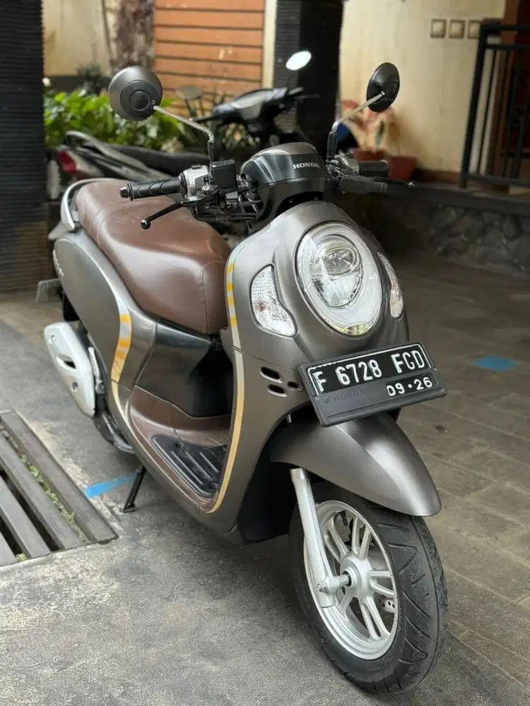 Honda Scoopy Keyless Thn 2021 Matte Brown Mulus