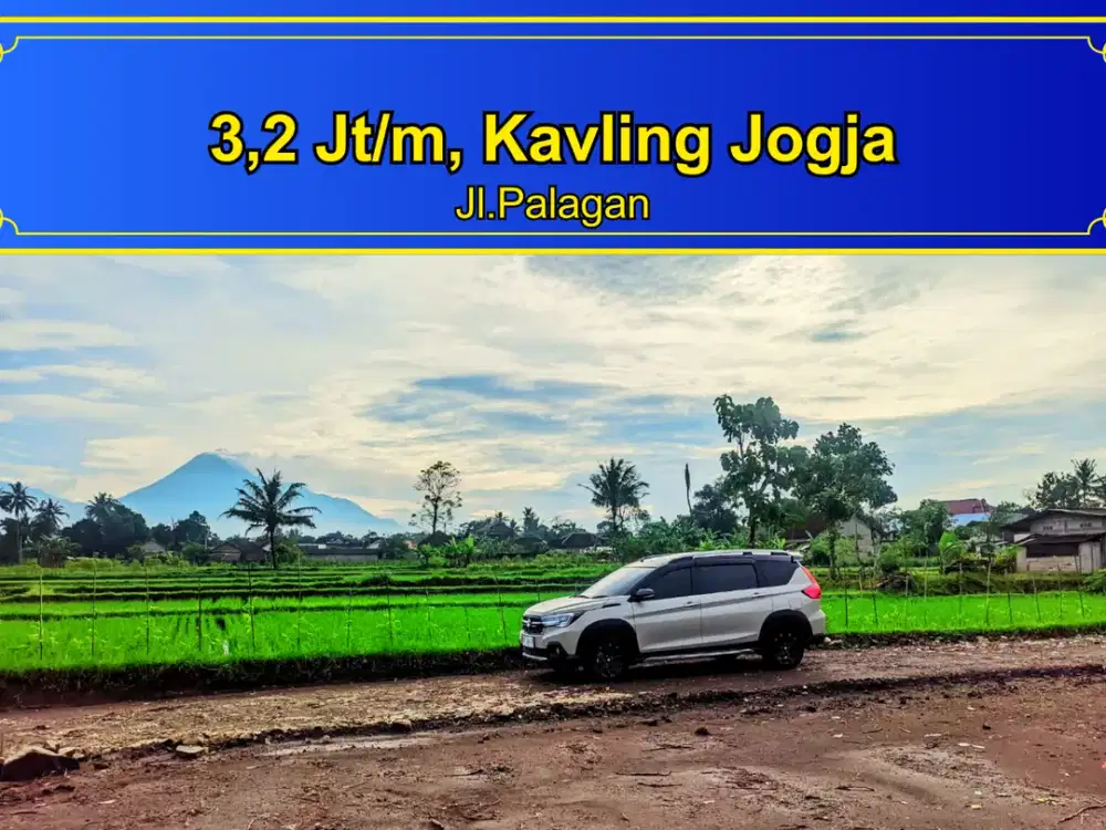 View Cantik Cocok Villa Dan Hunian, Tanah Di Jalan Palagan