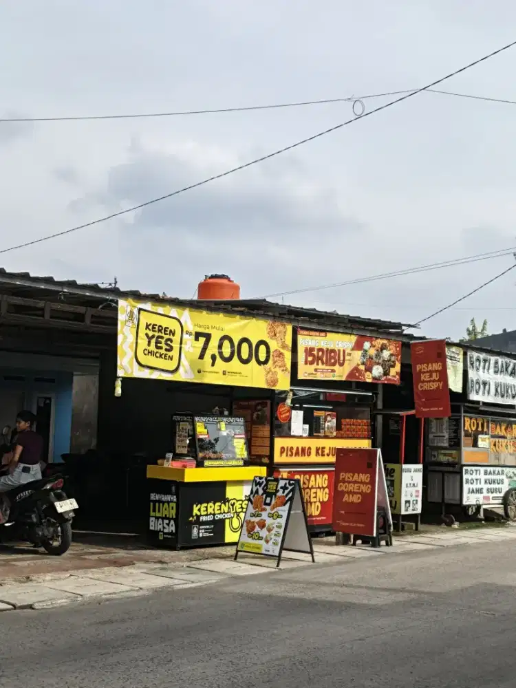 Dijual atau take over kemitraan Fried Chicken Kerenyes