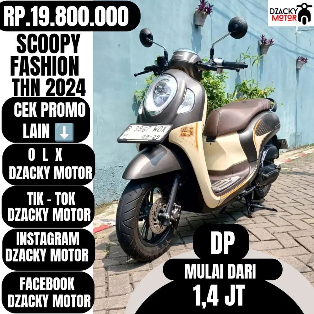 SCOOPY FASHION 2024 SECOND LIKE NEW