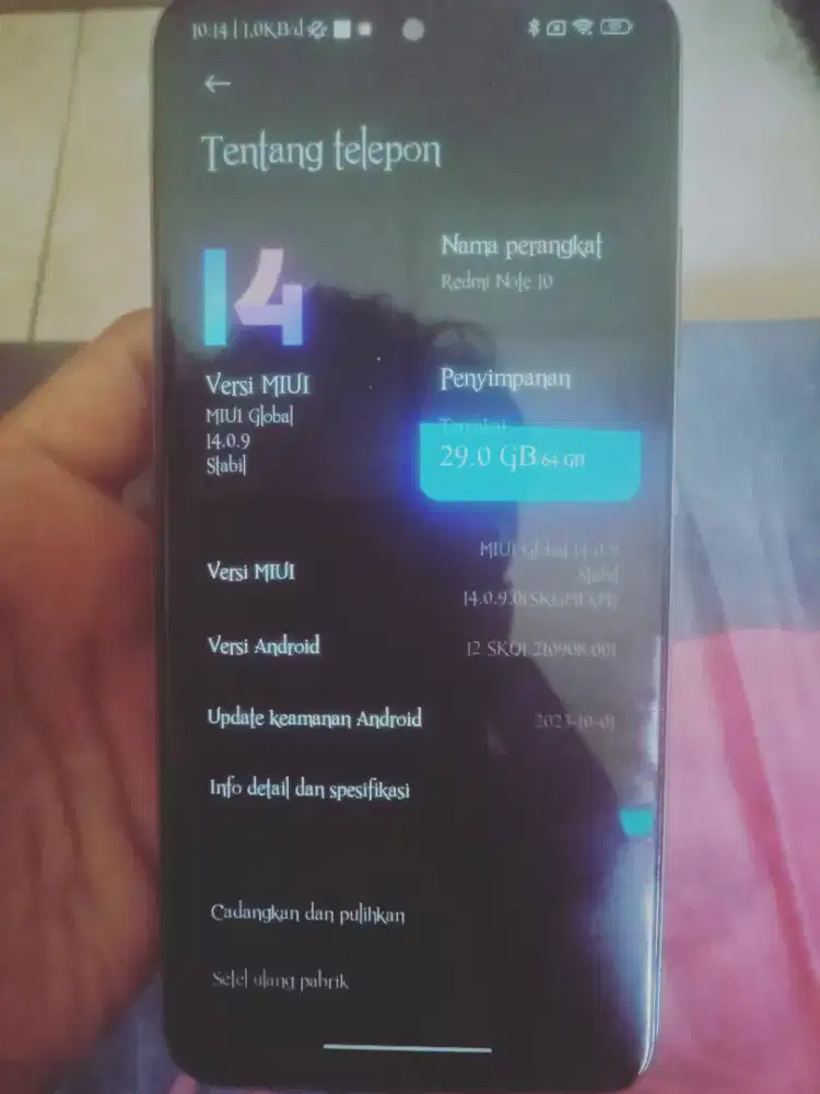 REDMI NOTE 10 RAM 4/64GB