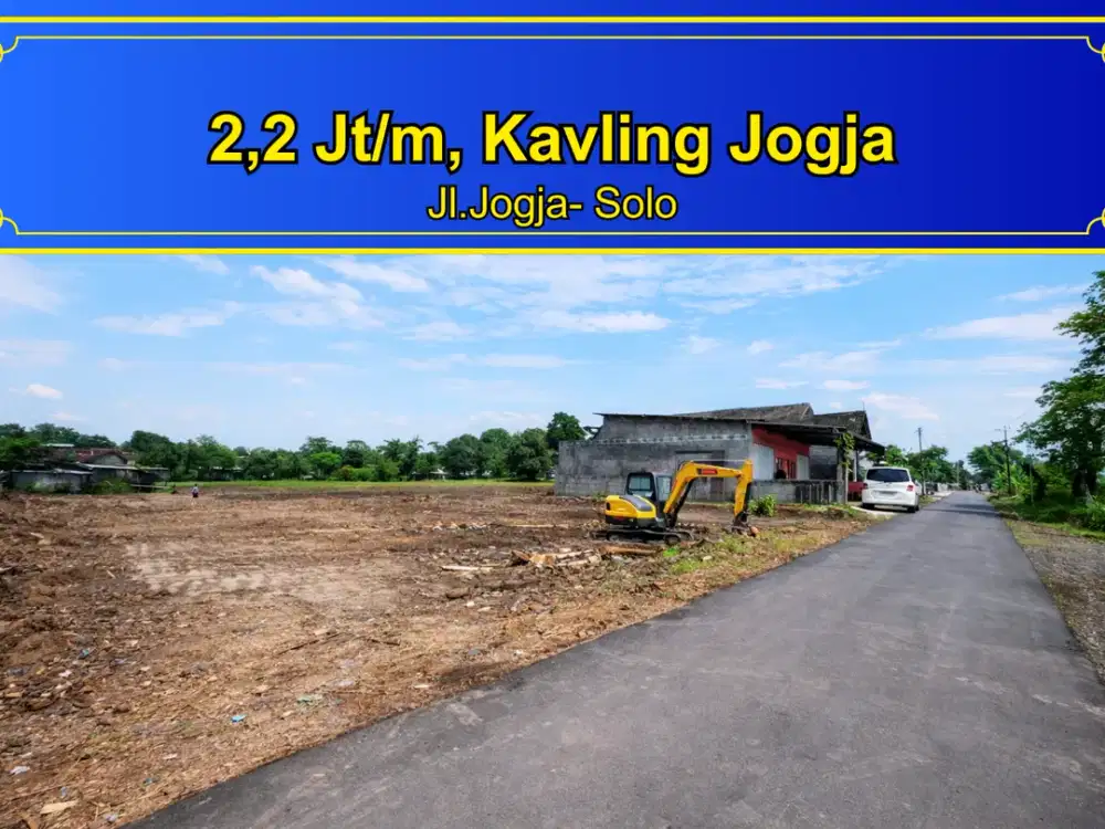 Tepi Jalan Aspal Tanah Pekarangan 2,2Jt/m Di Selomartani Kalasan