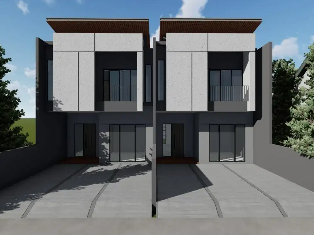 Rumah 100% baru area pusat kota kembar mas smarthome