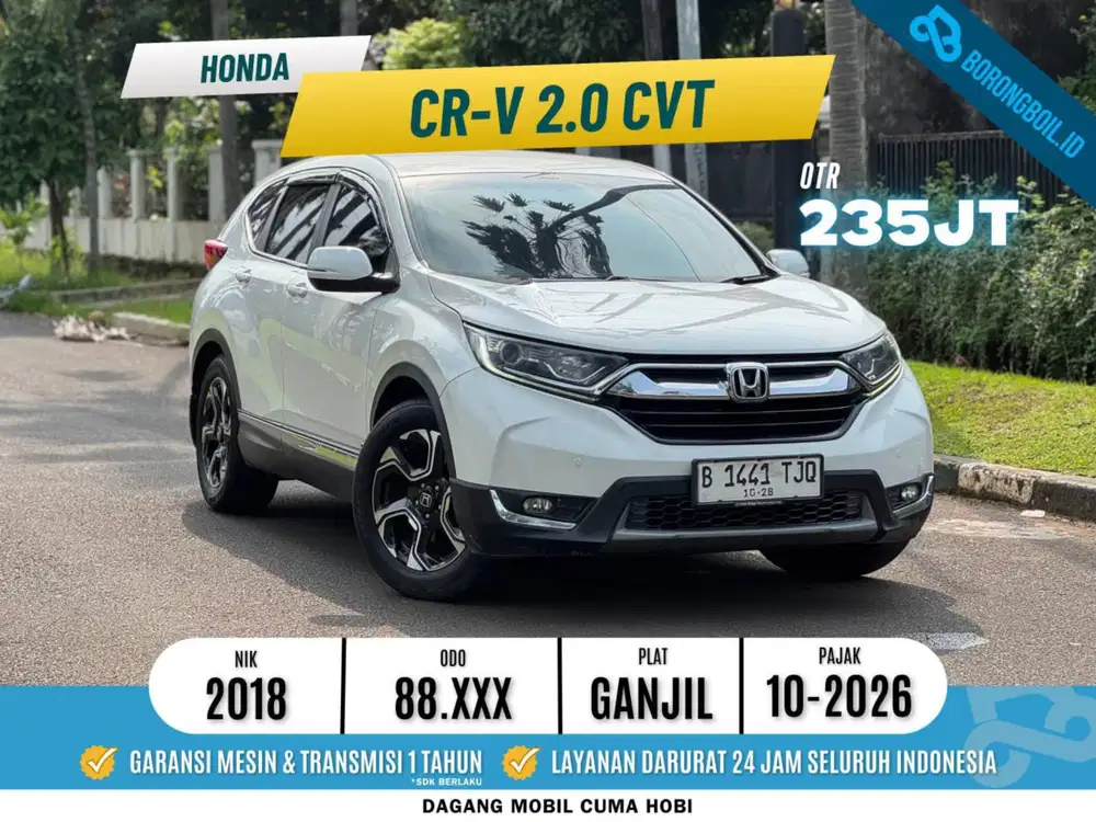 HONDA CRV 2.0 AT 2018 PUTIH