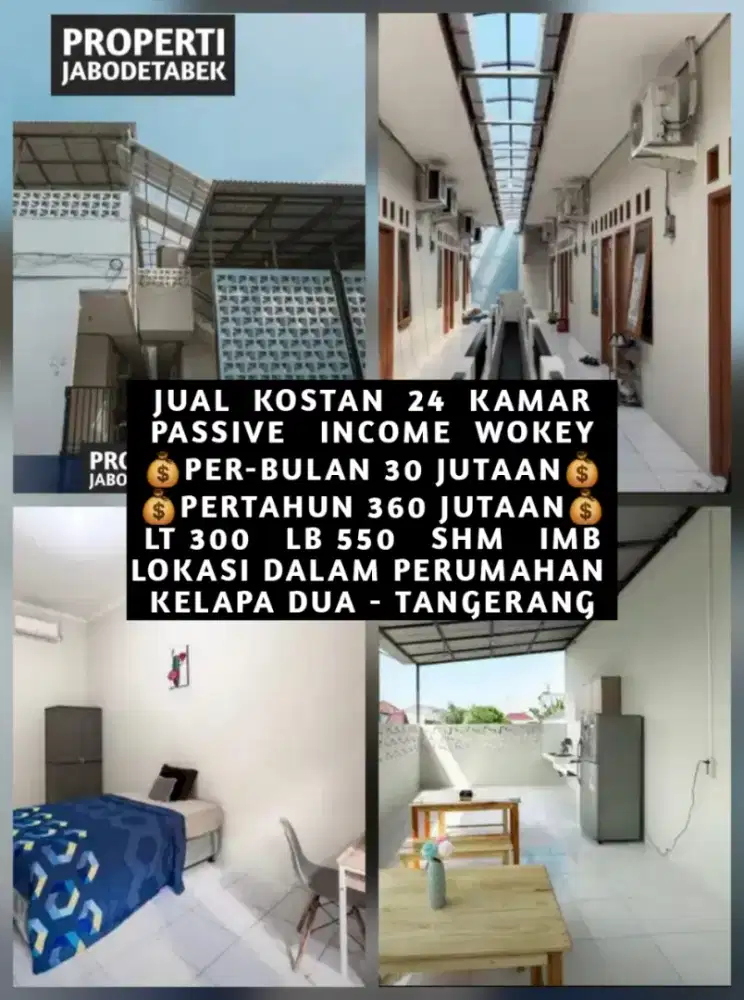 JUAL KOST KOSAN KOSTAN DALAM PERUMAHAN KELAPA DUA TANGERANG