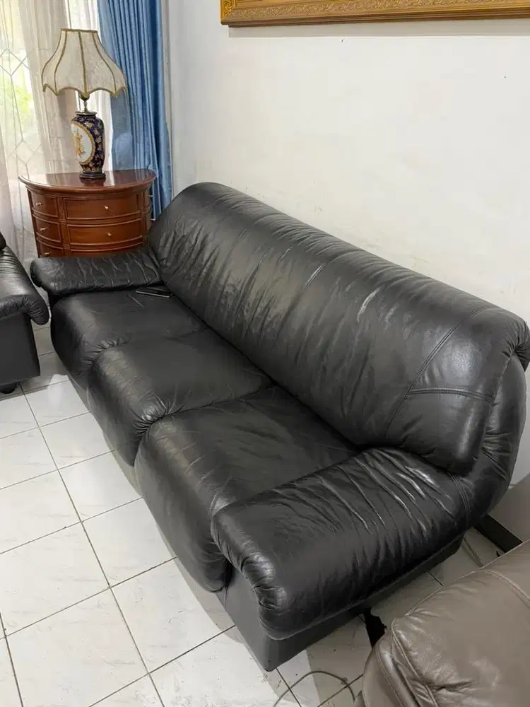 Sofa Italy 311 Full Leather Genuine ( Full Kulit Asli )