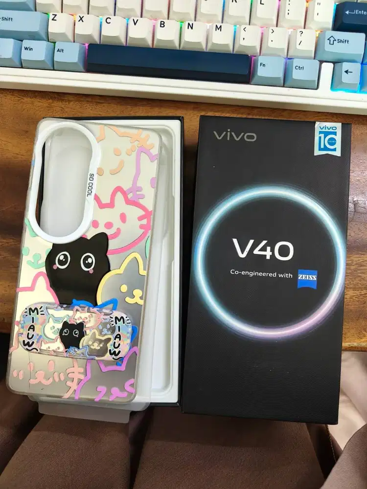 Vivo V40 5G – 12GB / 256GB (Ungu) Fullset