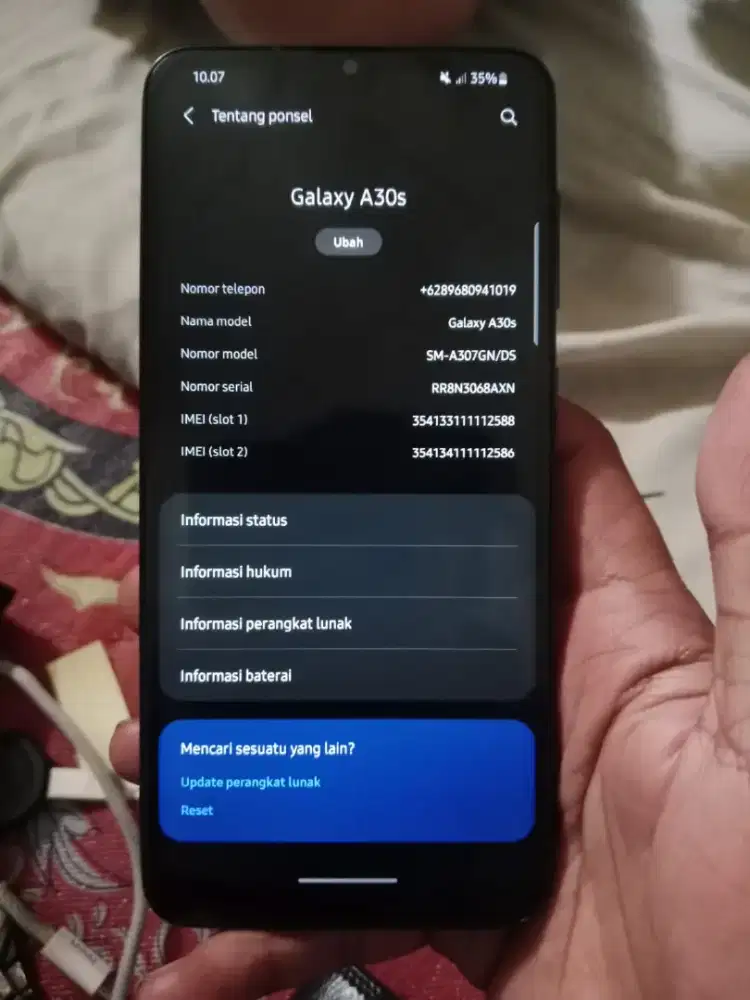 Samsung a30s ram 4/64 orian