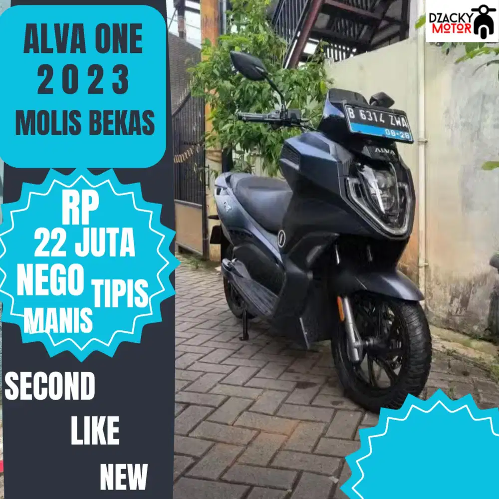 MOTOR LISTRIK ALVAONE 2023 SECOND LIKE NEW