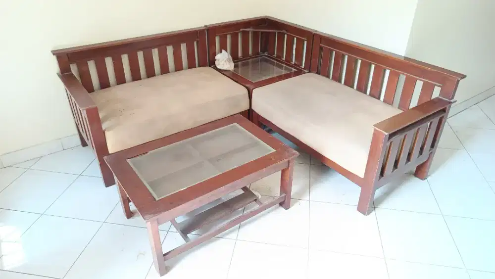 1 set Meja kursi 1juta - nego