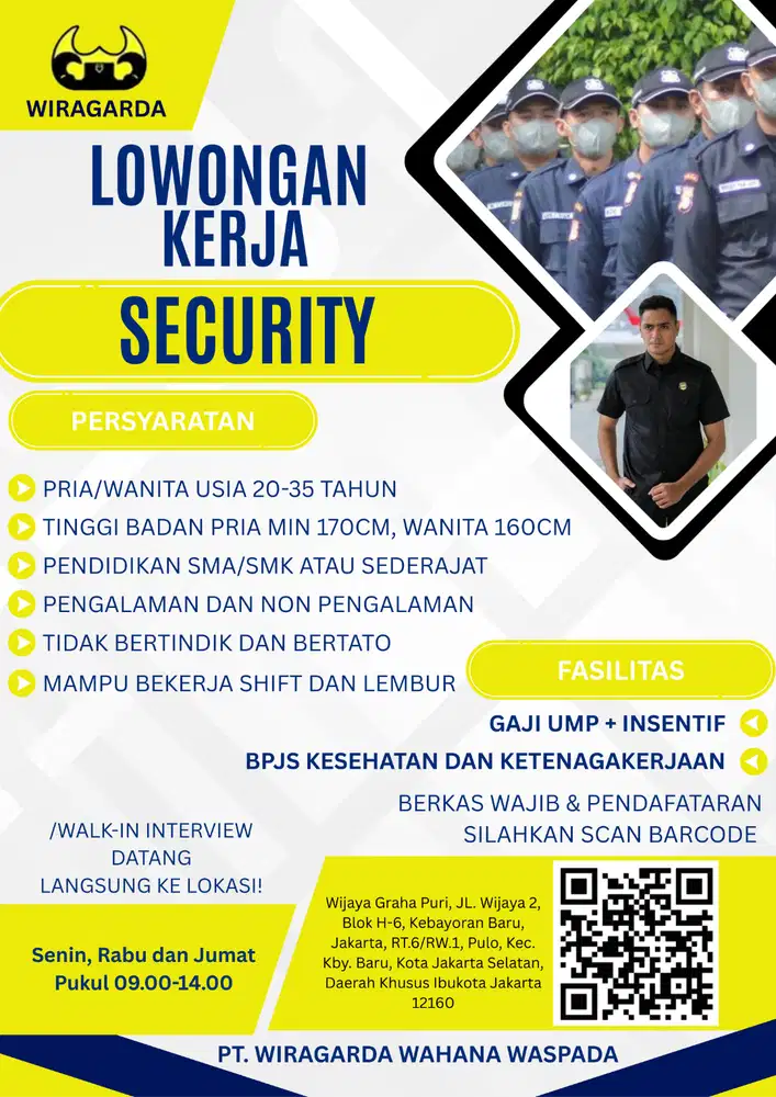 LOWONGAN SECURITY-WIRAGARDA