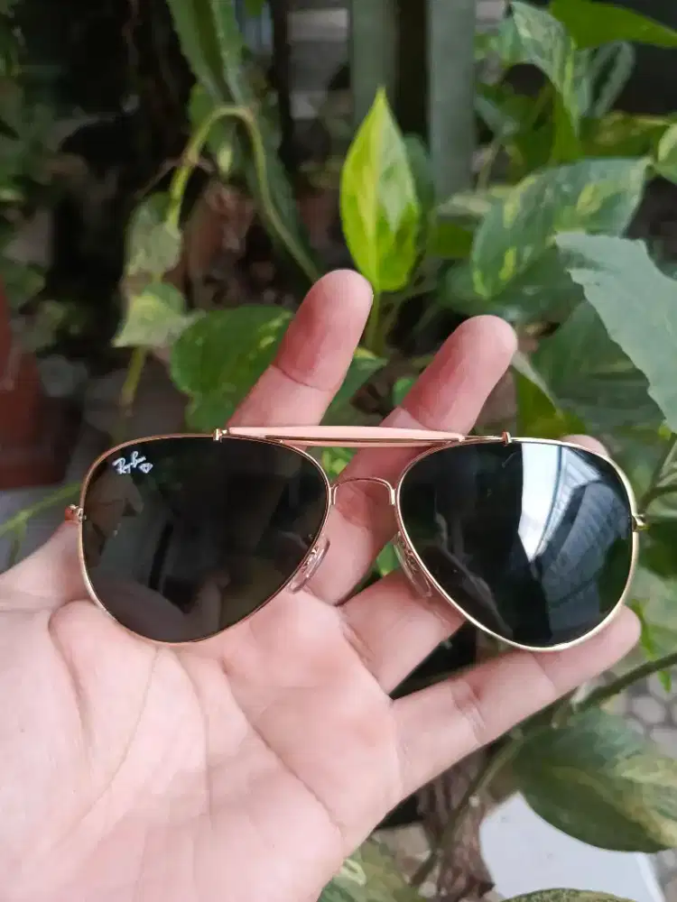 RayBan Aviator Classic Rambo Size58 kondisi Baru Made USA dari malay