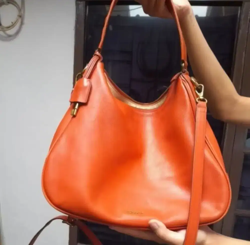 Tas Totebag Fossil Orange