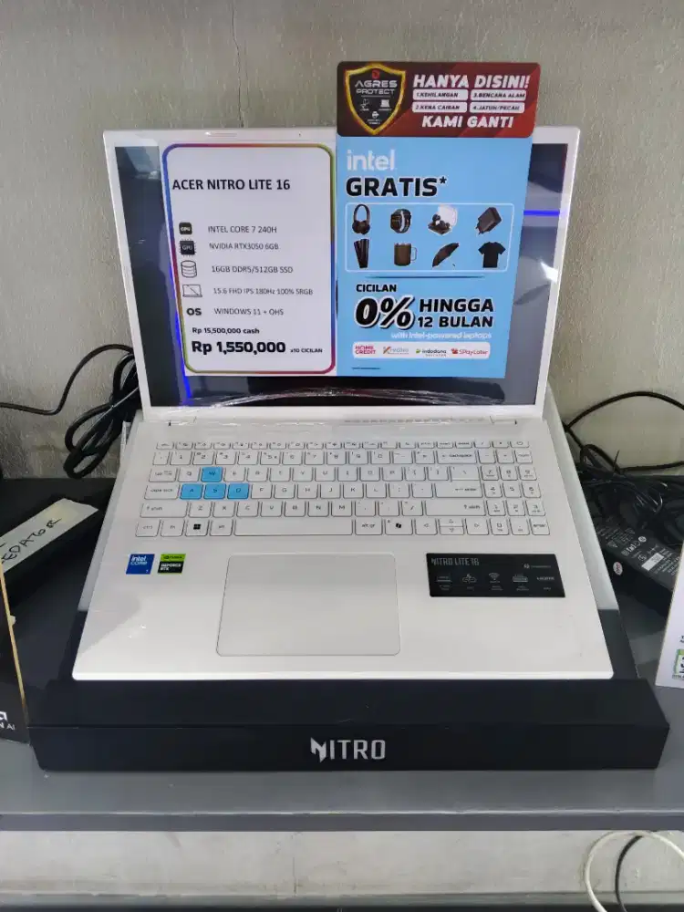 CICILAN LAPTOP ACER NITRO LITE 16 CORE I7 | SAYARAT CUKUL KTP SAJA