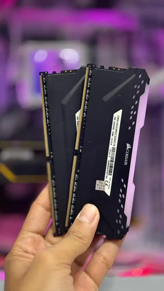 Ram Komputer Longdimm Corsair Vengeance Rgb 16Gb Kit 3200Mhz Ddr4