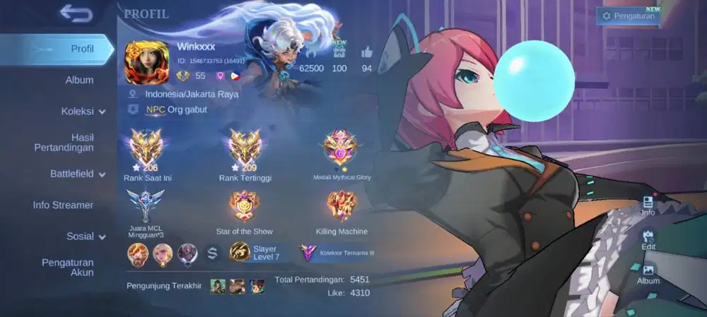 AKUN ML EX IMO 200 EX GLOBAL JULIAN