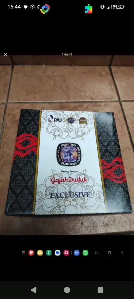 Sarung gajah duduk premium exclusive baru