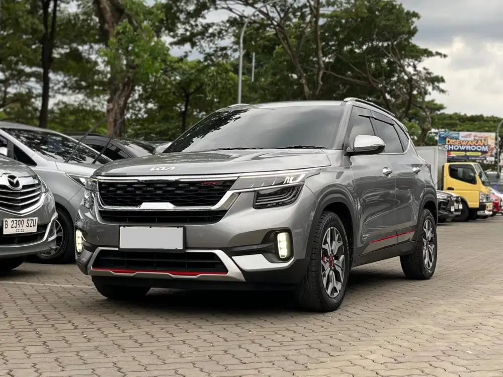 [ TERAWAT ] KIA SELTOS 1.4 GT LINE TURBO DCT AT MATIC 2023 ABU-ABU