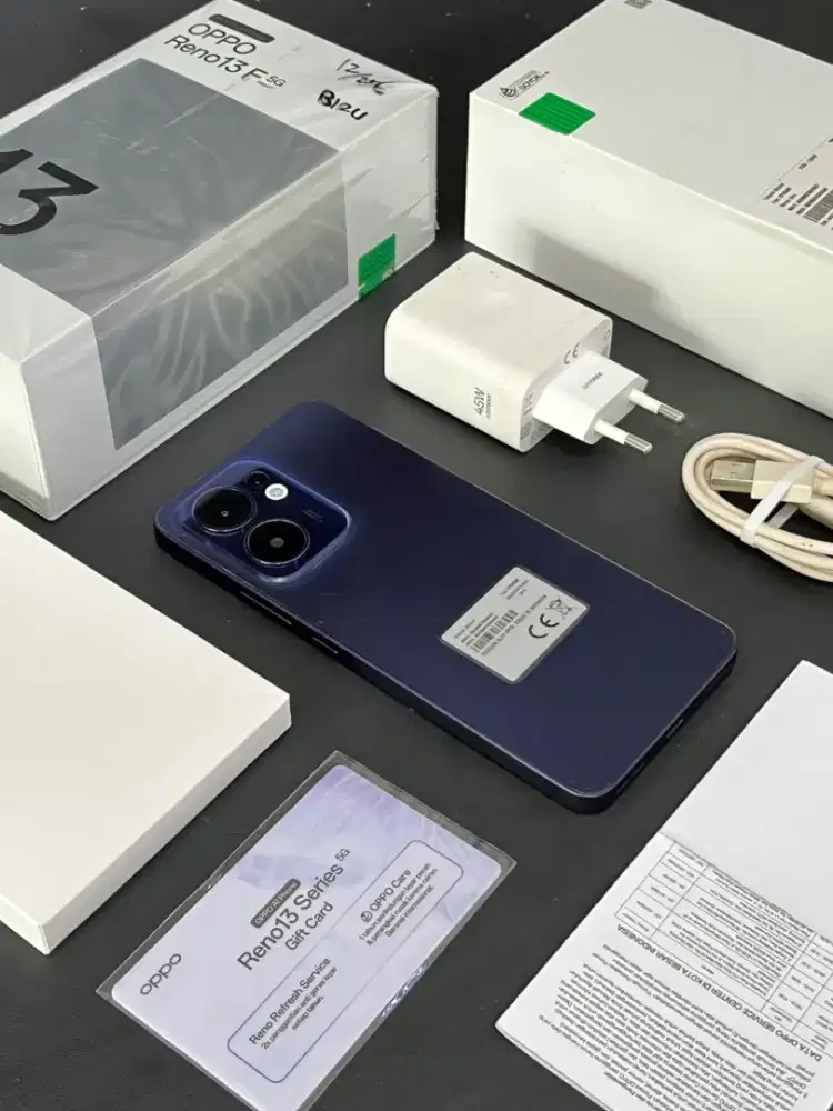 Oppo reno 13F ram 12/256gb second likenew garansi resmi aktif