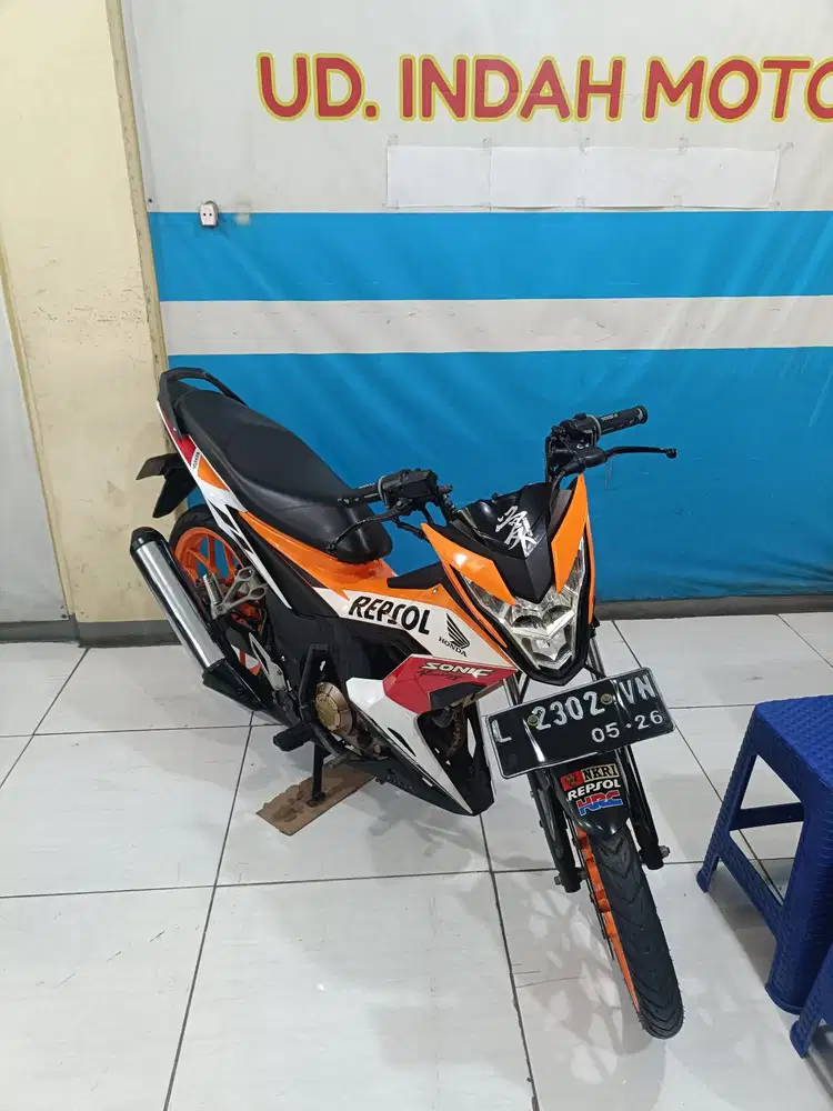 STNK ready HONDA SONIC 150R REPSOL 2016 TIDAK BISA KREDIT KM LOW