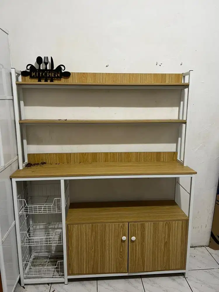 Jual rak minimalis kondisi sepert baru panjang 120cm