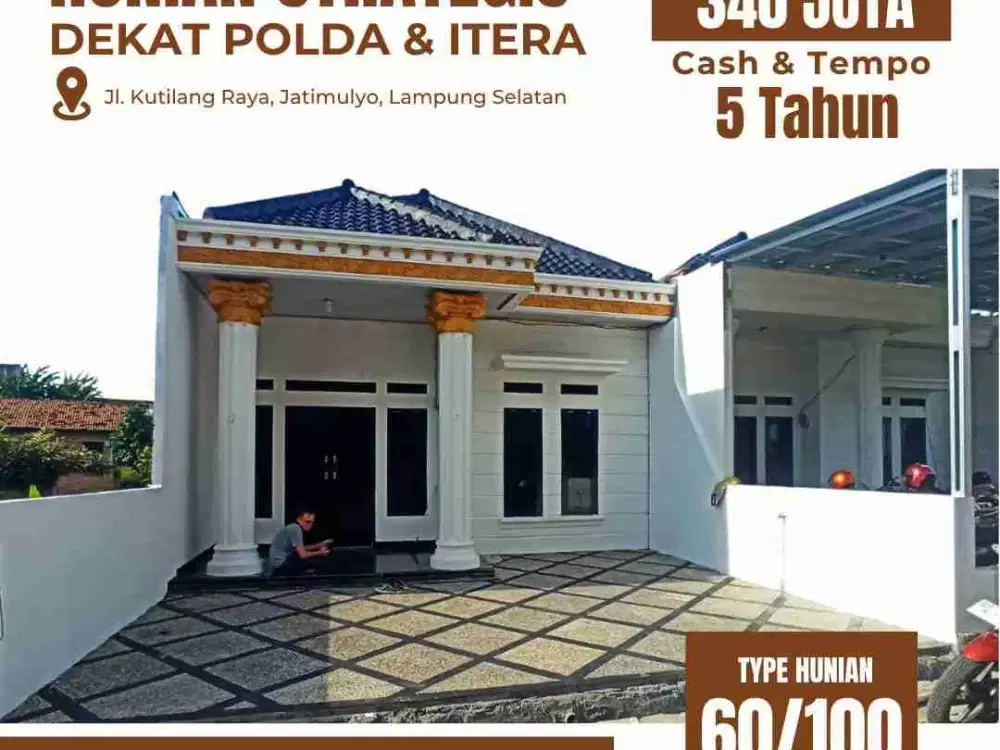 SEGERA MILIKI RUMAH SYARIAH DEKAT POLDA,ITERA, RUMAH SAKIT AIRAN