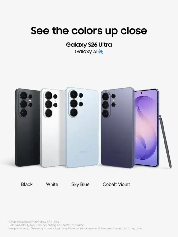 Pre Order Now Samsung Galaxy S26+