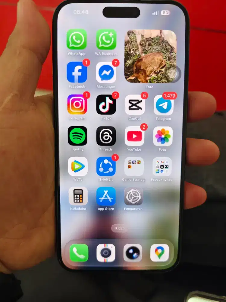 Iphone 15 Promax 256 Inter Beacukai & Lengkap