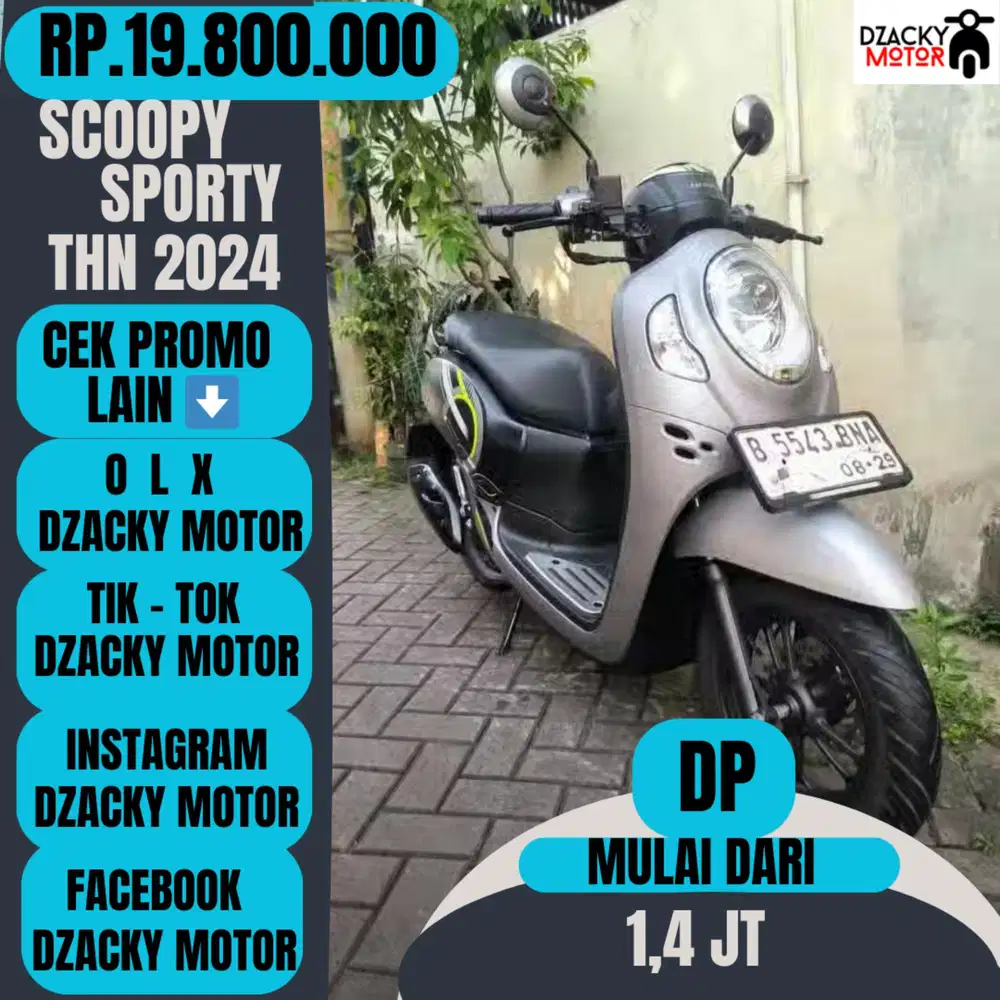SCOOPY SPORTY 2024 SECOND LIKE NEW