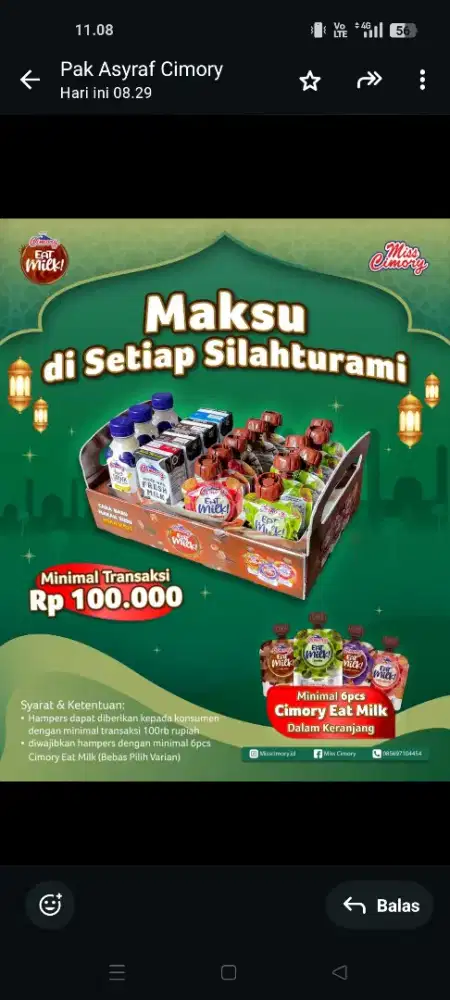 Hampers Cimory lebaran
