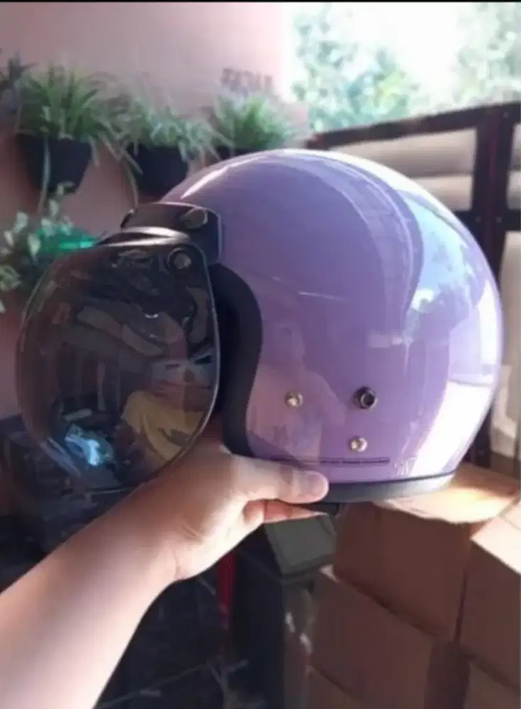 HELM BOGO - UNGU LILAC