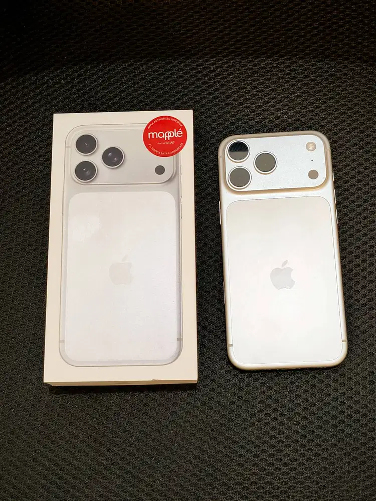 iPhone 17 Pro Max Silver 256GB baru 1 minggu