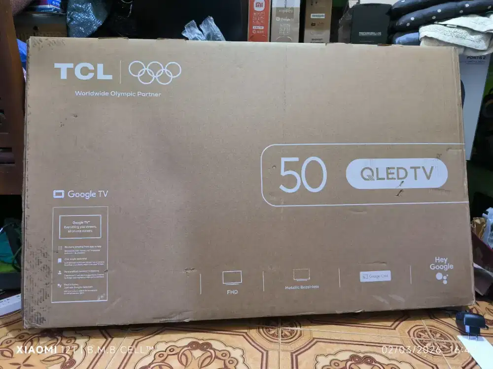 TCL QLED V5C 50 INCH (50V5C) Smart TV QLED 50 inci