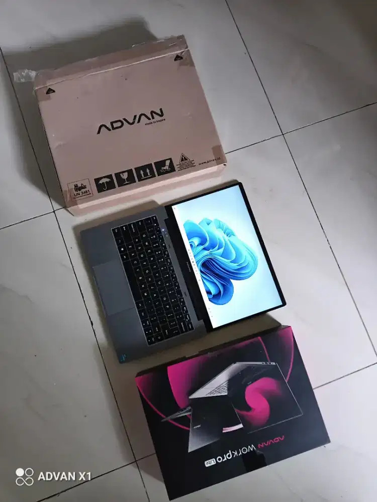 Laptop Advan WorkPro - i3 Gen 12 - Ram 16gb - Ssd 512gb - Lengkap