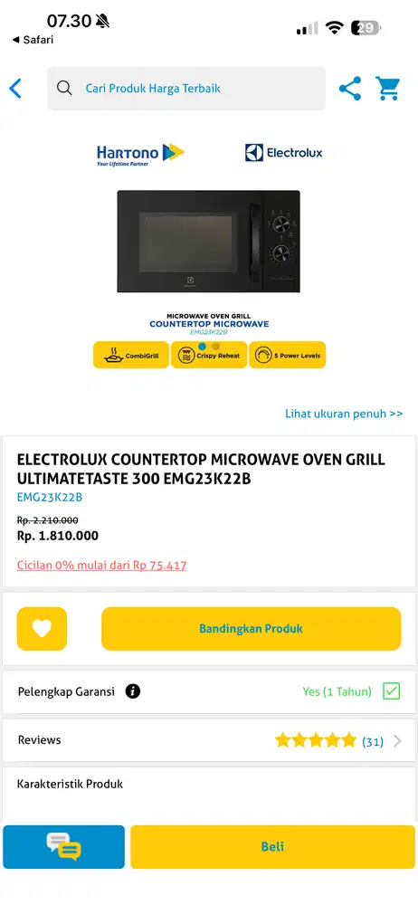Electrolux microwave grill ultimatetaste 300