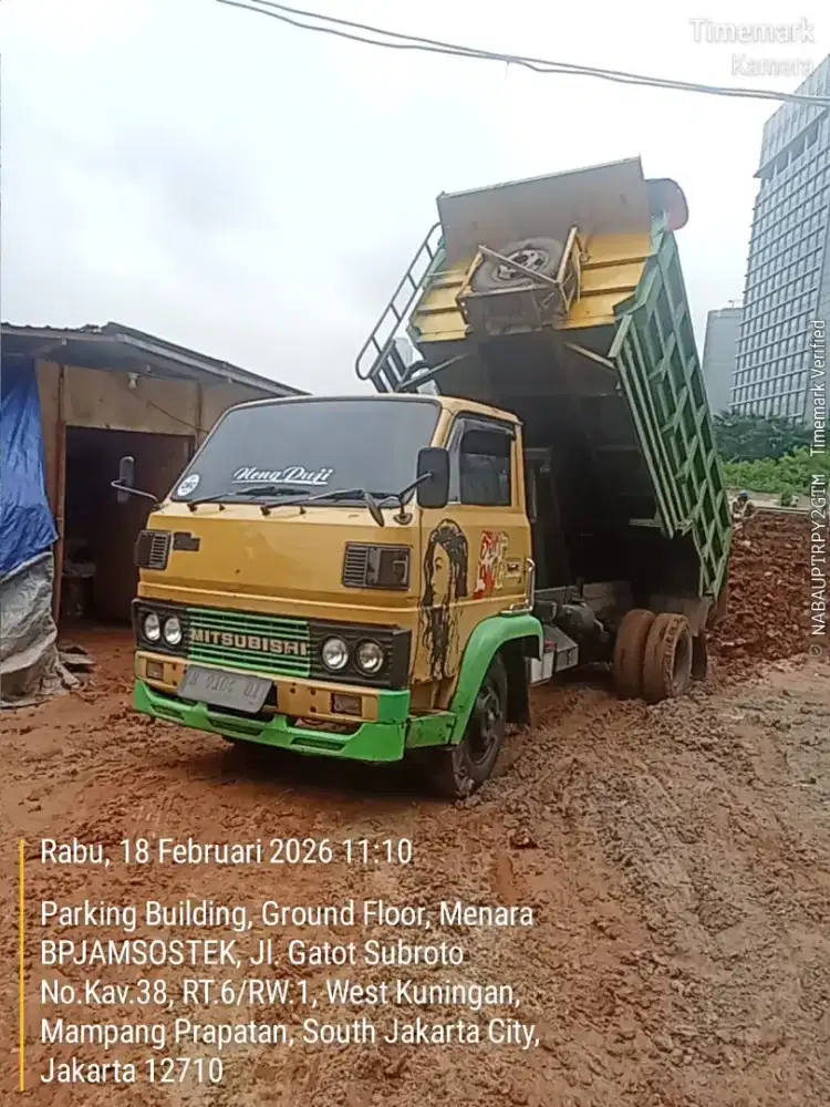 Pengurugan bongkar rumah tua land clearing cut and fill