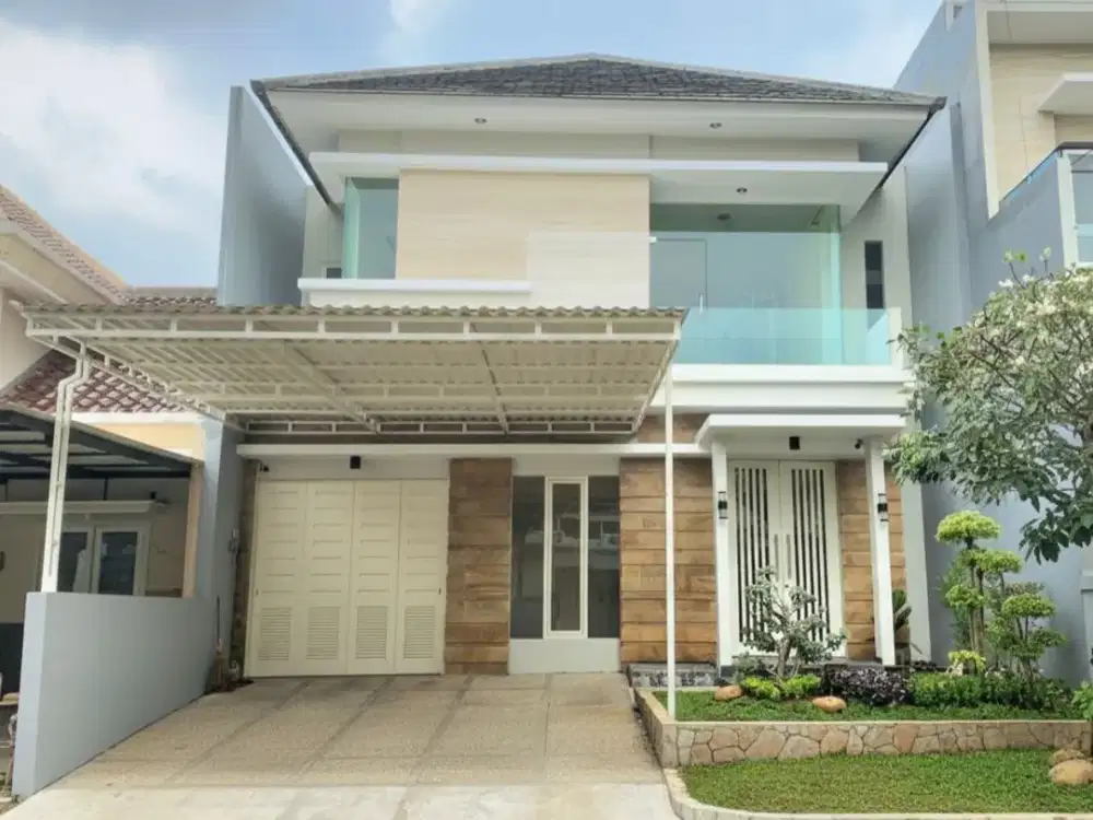 Murah Rumah 2 Lantai Siap Huni Cluster Depan di South Emerald Mansion, Citraland