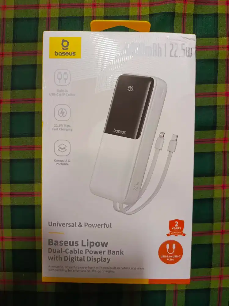 Powerbank Baseus 20000mah Baru Segel