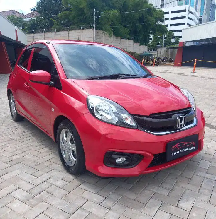 honda brio E satya matic 2018 merah