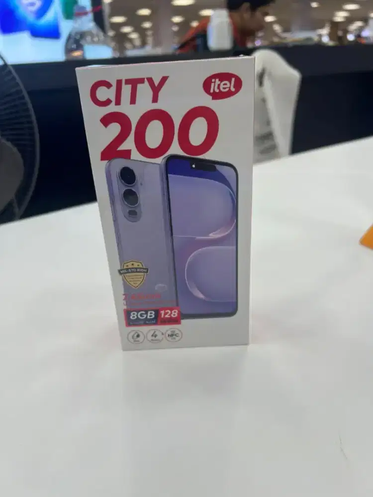 Itel City 200Ram 4+4 Rom 128 GB resmi